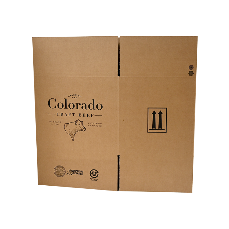 Colorado Craft Beef Direct Print Corrugated Box 1