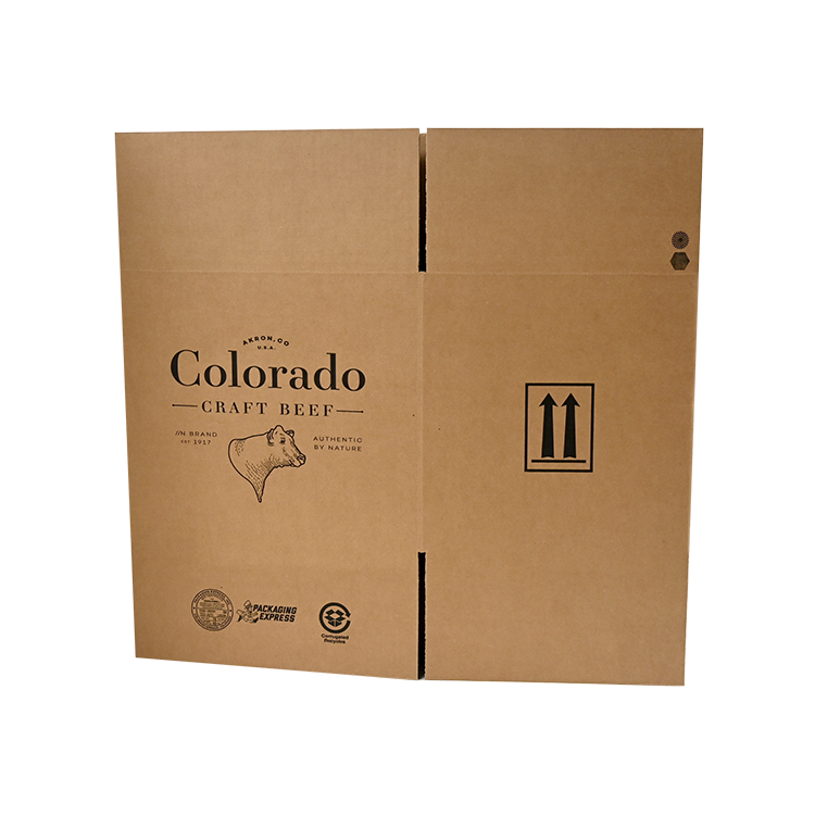 Colorado Craft Beef Direct Print Corrugated Box 1