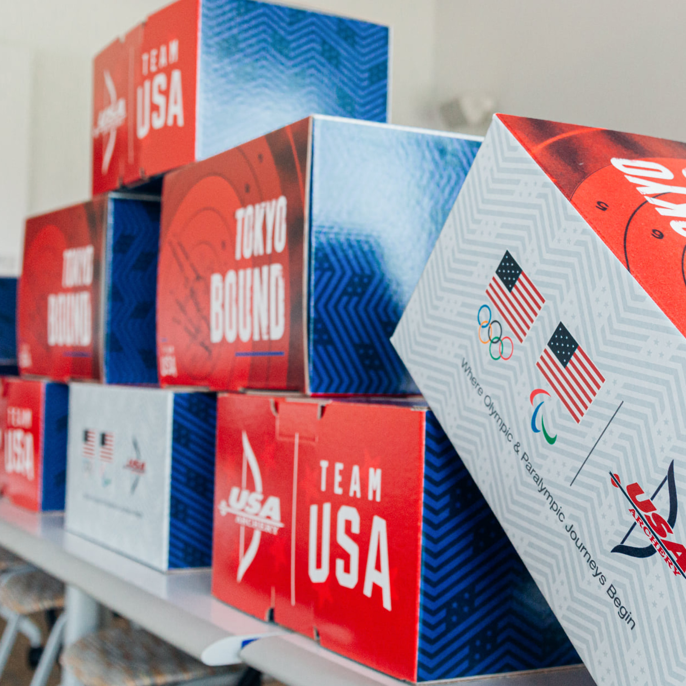 USA Olympic Archery Digital Print Box 1