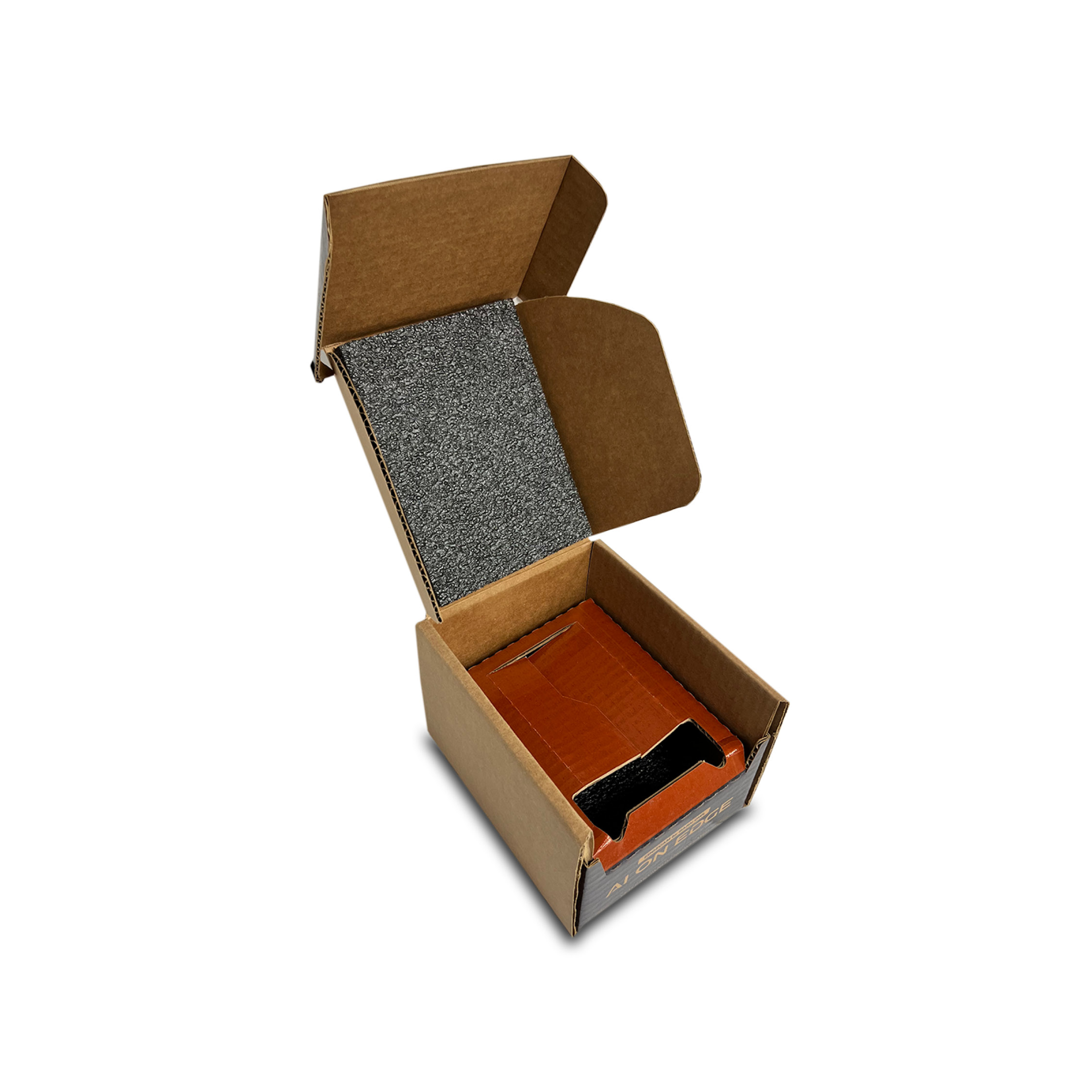 Side View of Opened Box